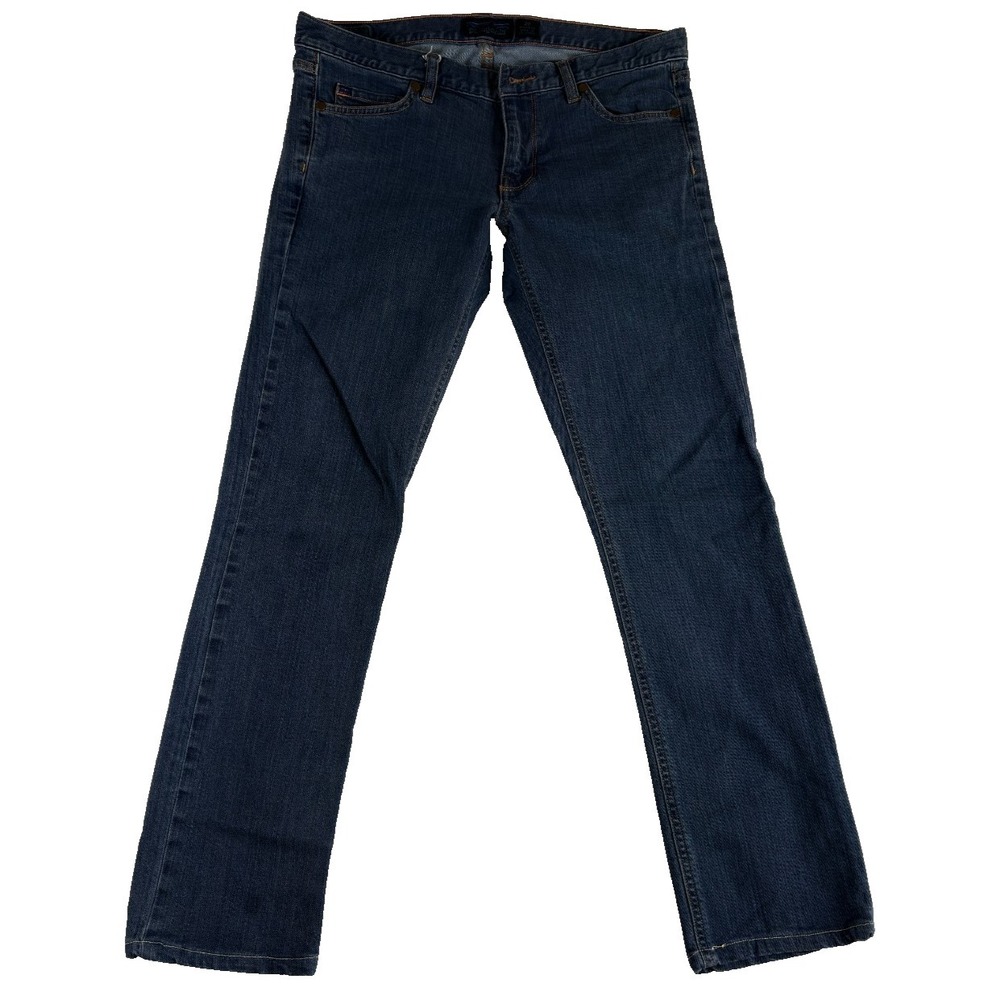 Patagonia Slim Fit Jeans Womens 28 Blue Denim Cotton Stretch Straight Leg Casual